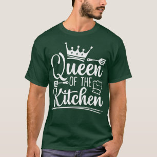 Koningin van de keuken kokende meester van het Tsj T-shirt