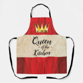 Koningin van de keuken schort (Voorkant)