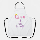 Koningin van de keuken schort (Voorkant)