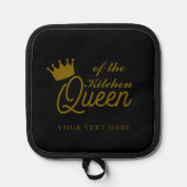 Koningin van de keuken stijlvolle pannenlap (Voorkant)