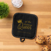 Koningin van de keuken stijlvolle pannenlap (Top down)