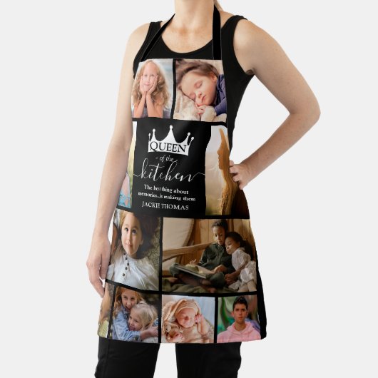 Koningin van de Keukenfotocollage Apron Schort (Insitu)