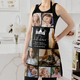 Koningin van de Keukenfotocollage Apron Schort
