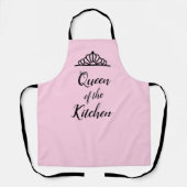 Koningin van de Keukenillustratie over Schort (Voorkant)