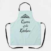 Koningin van de Keukenillustratie over Schort (Voorkant)