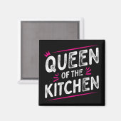 Koningin van de keukenmagneet magneet (Voorkant / Achterkant)