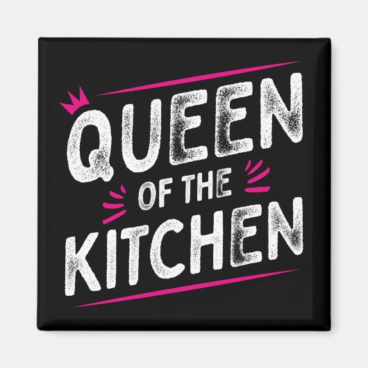 Koningin van de keukenmagneet magneet (Voorkant)
