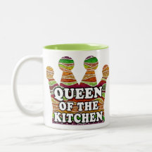 KONINGIN VAN DE KITCHEN AUTUMN STRIPEN MOKKEN
