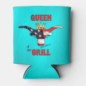 Koningin van de Koe van de Grill - Longhorn Blikjeskoeler (Voorkant)
