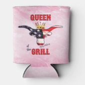 Koningin van de Koe van de Grill - Longhorn Blikjeskoeler (Voorkant)