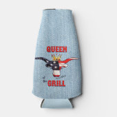 Koningin van de Koe van de Grill - Longhorn Flesjeskoeler (Voorkant)