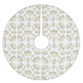 Koningin van de kroontiara-boomrok kerstboom rok (Voorkant)