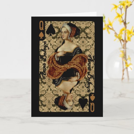 Koningin van de Lege Kaart van Spades (Gele Bloem)