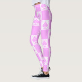 Koningin van de Leggings van de Schoppen roze cont (Links)