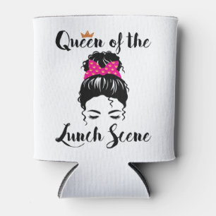 Koningin van de Lunch Scene Cafeteria Worker Women Blikjeskoeler