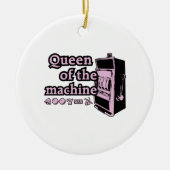 koningin van de machine keramisch ornament (Voorkant)