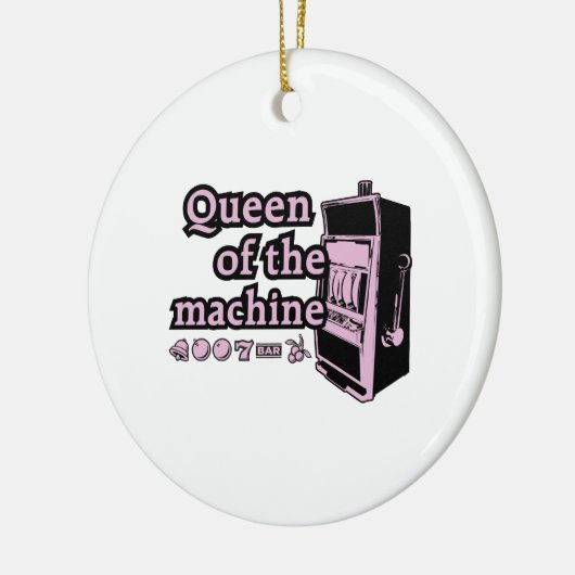 koningin van de machine keramisch ornament (Links)