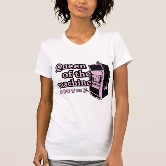 koningin van de machine t-shirt (Voorkant)
