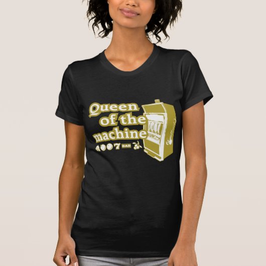 koningin van de machine t-shirt (Voorkant)