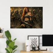 Koningin van de melaatsen poster (Thuiskantoor)