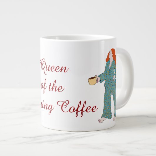 Koningin van de mok op maat van de Morning Coffee (Voorkant rechts)