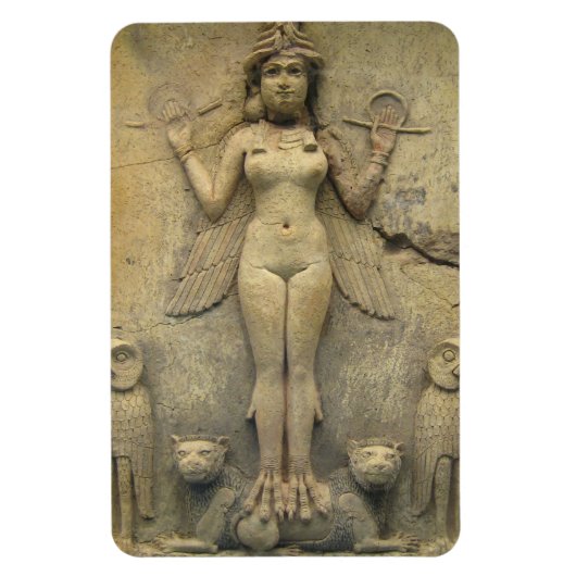 koningin van de nacht - burney religie Lilith Magneet (Verticaal)