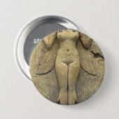 koningin van de nacht - burney religie Lilith Ronde Button 7,6 Cm (Voorkant /achterkant)