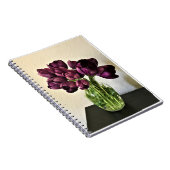 Koningin van de Nacht Tulpen Notitieboek (Rechterzijde)