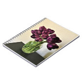 Koningin van de Nacht Tulpen Notitieboek (Linkerzijde)