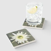 koningin van de nachtslagerij in Karoo Stenen Onderzetter (Zijkant)