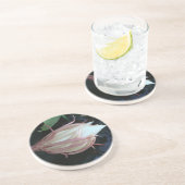 Koningin van de Night epiphyllum Zandsteen Onderzetter (Zijkant)