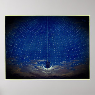 Koningin van de Night Mozart Magic Flute Zauberflö Poster