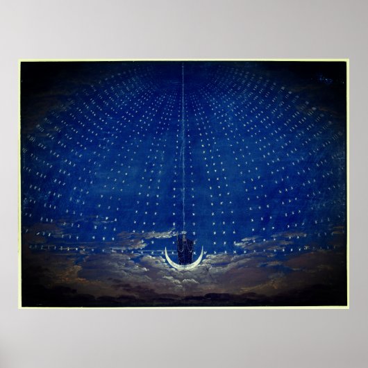 Koningin van de Night Mozart Magic Flute Zauberflö Poster (Voorkant)