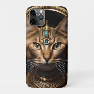 Koningin van de Nijl: Cleopatra de Kat in Hoofddek Case-Mate iPhone Case