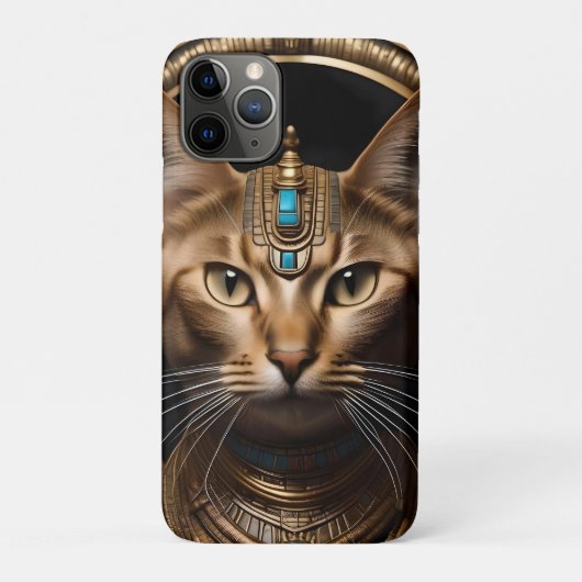 Koningin van de Nijl: Cleopatra de Kat in Hoofddek Case-Mate iPhone Case (Achterkant)