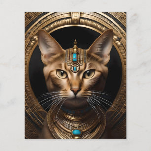 Koningin van de Nijl: Cleopatra de kat in hoofdtoo Flyer