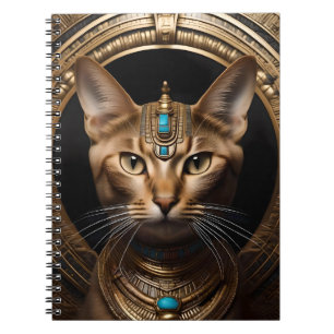 Koningin van de Nijl: Cleopatra de kat in hoofdtoo Notitieboek