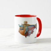 Koningin van de Nijlvis Ringer Mok (Voorkant rechts)