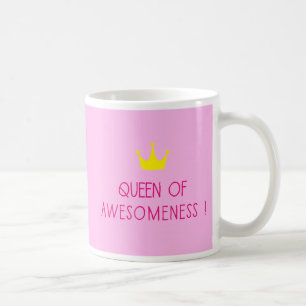 Koningin van de ontzagwekkende kroon koffiemok