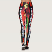 koningin van de panter wereld: Fantasy Pulp Leggings (Achterkant)