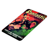 koningin van de panter wereld: Fantasy Pulp Magneet (Linkerzijde)