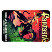 koningin van de panter wereld: Fantasy Pulp Magneet (Horizontaal)