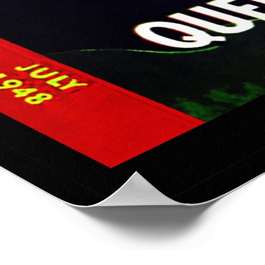 koningin van de panter wereld: Fantasy Pulp Poster (Hoek)