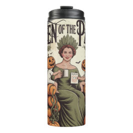 Koningin van de Patch Halloween Thermische Tumbler Thermosbeker