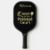 Koningin van de Pickleball Court Pickleball Paddle (Achterkant)