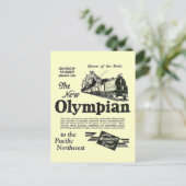 Koningin van de rails - New Olympian 1929 Briefkaart (Staand voorkant)