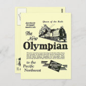 Koningin van de rails - New Olympian 1929 Briefkaart (Voorkant / Achterkant)