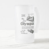 Koningin van de rails - New Olympian 1929 Matglas Bierpul (Voorkant rechts)