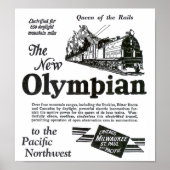 Koningin van de rails - New Olympian 1929 Poster (Voorkant)