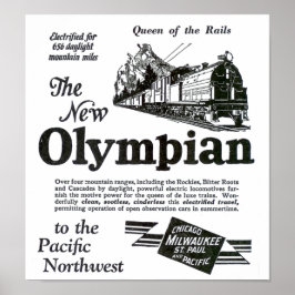 Koningin van de rails - New Olympian 1929 Poster